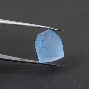 Topacio Azul Cielo 17x12mm Forma Libre en Bruto 14.8 Quilates Gemas Naturales Ishu para Fabricación de Joyería IG11017 AA ZA - Product Image 4