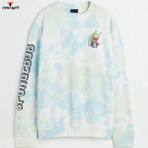 Sweat-shirt à col rond en polaire pour hommes, sweat-shirt à capuche d'entraînement de jogging à manches longues avec logo personnalisé - Product Image 5