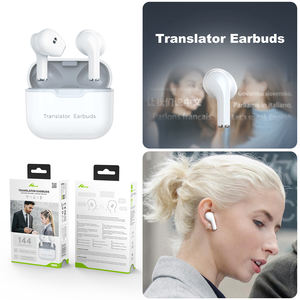 HOME Digitalome EP-112 Wireless Smart Translator Headphones Real-<b>Time</b> Earbug Translation for <b>Travel</b> Business Learning - Product Image 2