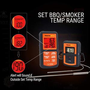 เทอร์โมมิเตอร์วัดอุณหภูมิอาหารดิจิตอลไร้สายแบบสองหัววัด รุ่น ThermoPro TP08S พร้อมหน้าจอ LCD - Product Image 4