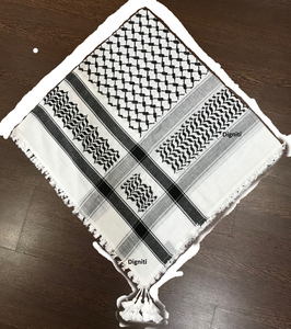 Nuevo Pañuelo Arafat Keffiyeh, Cuadrado, de Algodón, Kuffiyeh, Ghutra, Hatta, Multiusos, Musulmán, Unisex, para Todas las Temporadas - Product Image 3