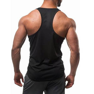 Camiseta sin mangas atlética para hombre, tela de LICRA elástica, material transpirable, ideal para deportes, culturismo, camisetas sin mangas de etiqueta privada, OEM - Product Image 2