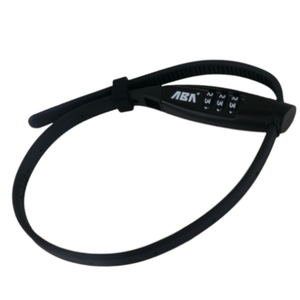 Candado de bicicleta negro personalizado Cable de acero de alta seguridad de 45cm con logotipo de seguridad Longitud de uso efectivo 26*14*35cm Candado de Cable de bicicleta - Product Image 5