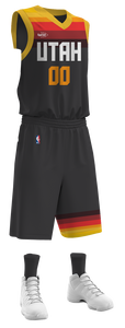 Maillot de basket-ball 100% polyester, uniformes de basket-ball professionnels personnalisés, polyester résistant, impression sérigraphique ou transfert thermique - Product Image 4