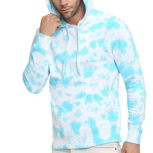 Top qualité élégant coton mélangé cravate teinture sweats à capuche en gros nouveau Design hommes cravate teinture sweats à capuche fabriqués au Pakistan - Product Image 3