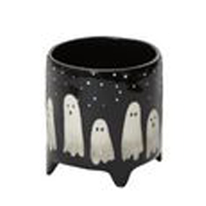 Florero de Metal mejor valorado, pegatina de mano de araña, esmalte blanco, diseño de otoño, fiesta de Halloween, decoración de Hotel, masa hecha a mano - Product Image 5