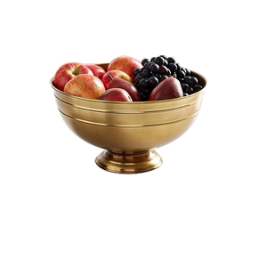 Utensilios de vajilla de Hotel de aspecto real, servidor de postres para el hogar, cuenco para servir aperitivos de Metal de diseño lujoso hecho a mano - Product Image 5