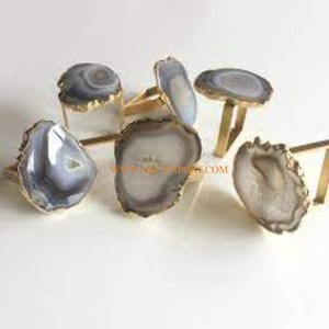 Metal and Bone Inlay Work Table Ware Decoration <b>Napkin</b> Rings Set of 8 Round Shape Table Ware Decoration Tissue <b>Napkin</b> Ring Loop - Product Image 3