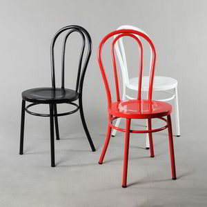 เก้าอี้คาเฟ่ THONET รุ่น GCF006 สไตล์อินดัสเทรียลย้อนยุค โครงเหล็ก สำหรับร้านอาหาร ใช้ได้ทั้งภายนอกและบ้านสไตล์ฟาร์มเฮาส์ - Product Image 4
