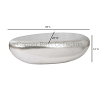 Table basse ronde moderne avec finition nickel brillant Décoration intérieure personnalisée fabriquée par un fabricant de meubles professionnel