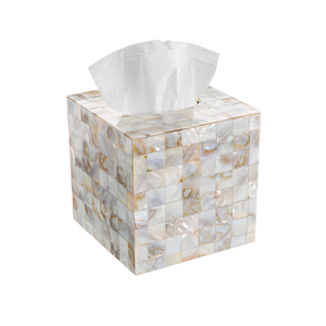 Servilletero de forma cuadrada de la mejor calidad en caja de pañuelos martillada de hierro para accesorios de cocina y Mesa - Product Image 6