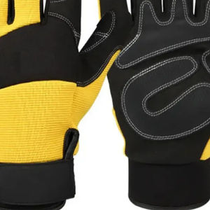 Gants de mécanicien sur mesure pour vente en gros de nouveaux gants de mécanicien confortables demi-doigts économisant des outils chauds - Product Image 6