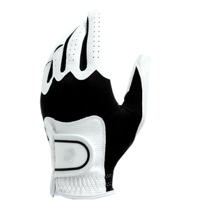 Guantes de golf con logotipo personalizado Protección de Palma transpirable Cuero genuino Impermeable Sintético Deportes Servicio personalizado OEM disponible - Product Image 1