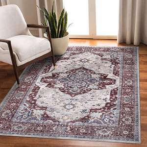 Netline Home RW1008 Beige Traditional Machine Made Washable <b>Rug</b> - Product Image 4