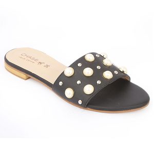Pantuflas Elegantes para Mujer (M-824) - Negras - Product Image 1