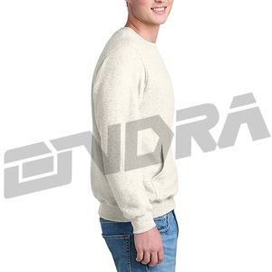 Sudadera gruesa de forro polar para hombre, suave, cálida y transpirable, de corte holgado, ideal para el gimnasio, uso diario informal y estilo urbano. - Product Image 2