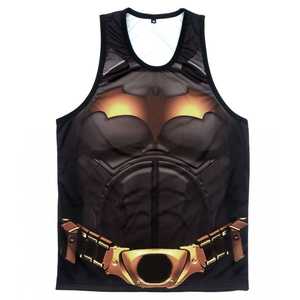 Camiseta sin mangas sublimada con estampado personalizado, poliéster ligero, transpirable, de secado rápido, ropa deportiva de talla grande, gimnasio, Fitness, correr al aire libre - Product Image 3