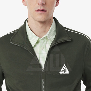 Sweat-shirts à capuche décontractés pour hommes avec fermeture éclair, logo personnalisé, haute qualité, respirant, écologique, tissu mélangé coton 300g - Product Image 2