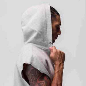 Haut sans manches tricoté pour homme, grande taille, respirant et confortable, style streetwear, coupe oversize, épaules tombantes - Product Image 5