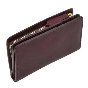 Portefeuille en cuir véritable pour femmes de luxe fait à la main Fermeture à glissière Protection RFID Style tendance Portable Longue housse pour un usage quotidien - Product Image 5