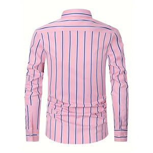 เสื้อเชิ๊ตผู้ชายของแท้สำหรับมืออาชีพเสื้อเชิ๊ตผู้ชายแบบเรียบง่ายน้ำหนักเบา - Product Image 1