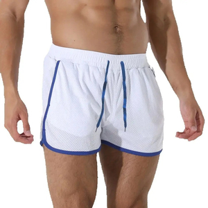 Short de basket-ball slim en maille pour hommes Short de gym à séchage rapide pour été Fitness Joggers Pantalon court respirant décontracté avec OEM - Product Image 1