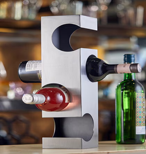 Porte-vin en métal galvanisé support solide et résistant à la corrosion pour le stockage sécurisé du vin présentoir disponible au prix de gros - Product Image 1