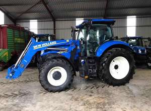 Pour tracteur agricole New Holland T4.75 avec chargeur 74hp 4X4 160hp tracteur à roues avec pompe et boîte de vitesses livraison rapide - Product Image 4