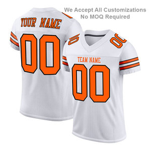 Jersey de Fútbol Americano Unisex OEM de Alta Calidad Antiarrugas, Transpirable, de Malla de Poliéster, Personalizable con Impresión - Product Image 4