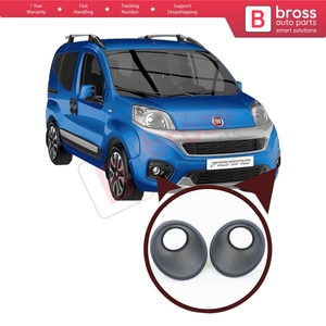 BSP978 Cadre de protection pour phare antibrouillard 7452TJ 7452TK Noir pour Fiorino Qubo Nemo Bipper - Product Image 6