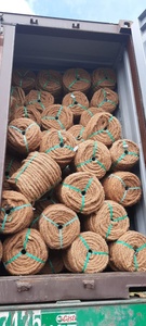 Corde en fibre de coco torsadée en gros, corde en fibre de coco naturelle pour emballage, emballage cadeau, artisanat et décoration OEM - Product Image 3