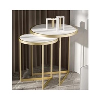 Table d'appoint ronde minimaliste avec étagère de rangement ouverte offrant une utilité quotidienne et un style contemporain doux dans les pièces d'aujourd'hui