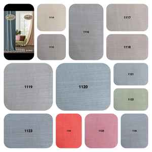 100% poliéster Multicolor ancho más ancho Slub tela transpirable elegante tejido de urdimbre teñido para cortinas de decoración de Hotel en casa - Product Image 3