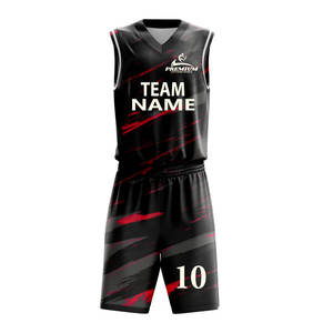 Nuevo Diseño de Camiseta y Pantalones Cortos de Baloncesto, Uniformes de Baloncesto Reversibles Sublimados Personalizados para Hombre - Product Image 5
