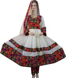 Nouvelle Arrivée Robe Choli Longue Réversible en Soie et Velours Modal Style Afghani Kuchi Vintage pour Femme – Tendance Vente en Gros - Product Image 2