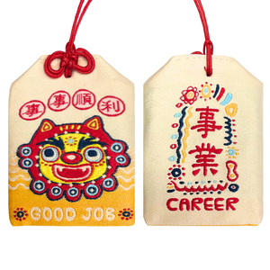 ของที่ระลึกญี่ปุ่นทอสวดมนต์ Omamori เสน่ห์มั่งคั่งกระเป๋าจี้เครื่องรางแบบดั้งเดิม