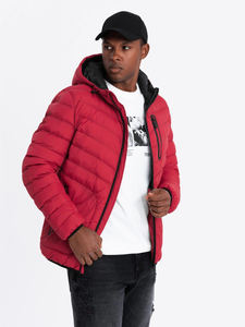 Custom Factory Men's Quilted Sports <b>Jacket</b> with Contrasting Zipper Warm Waterproof Down Puffer <b>Workout</b> Outdoor <b>Jacket</b> for Men - Product Image 6