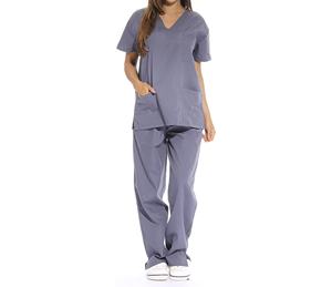 Bata de Enfermera de Manga Corta de Buena Calidad, Uniforme de Trabajo para Enfermeras y Doctores, Ropa de Hospital de Primera Calidad - Product Image 2