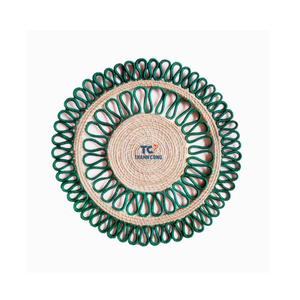 ขายร้อนแฮนด์เมดหวายกลมชาร์จรอบ Placemats หวายธรรมชาติสําหรับรับประทานอาหาร - Product Image 4