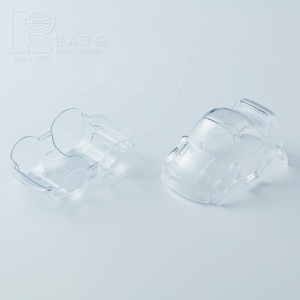Contenedor de Alimentos Reutilizable en Forma de Coche Kwang Hsieh, Plástico PS de Grado Alimenticio, 105x68x78mm, Caja Transparente para Guardar Dulces - Product Image 3