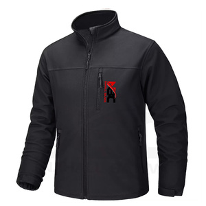 100% Polyester Outdoor <b>Softshell</b> <b>Jacket</b> Windproof and Waterproof Tactical Coat for Adults Standard Size - Product Image 1