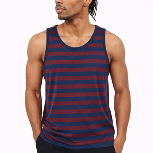 <b>Men</b> Breathable Workout <b>Tank</b> <b>Top</b> | Knitted Polyester Cotton Gym Vest | Summer Bodybuilding Activewear - Product Image 1