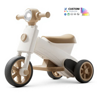 Triciclo Eléctrico para Niños al por Mayor, Kinder Elektro Dreirad 3 en 1, Juguete Montable con Motor, Luces LED y Música, Directo de Fábrica, UE