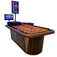 275*150*80cm Elektronischer Roulette-Tisch Amerikanisch-Europäischer Maßgefertigter Casino-Tisch Spiel