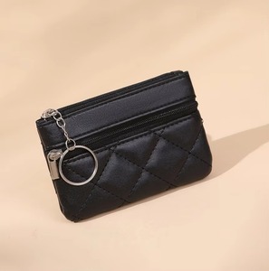 Nueva llegada de gran capacidad monedero moda mujer llavero personalizado multicolor cremallera abierta tarjeta dinero clip bolsa gran oferta cartera - Product Image 4