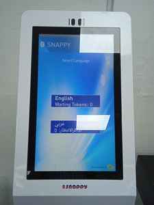 Multi Language Support Snappy <strong>Queue</strong> <strong>System</strong> for Clinic Bank Telecom Hospital - 21.5 Inch Ticket Dispenser . - Product Image 3