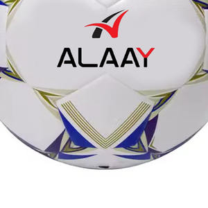 ลูกฟุตบอล Alaay หนัง PU แบบหนาลายลูกฟุตบอลสีตามสั่งทนทานใช้โลโก้ OEM ตามสั่ง - Product Image 5