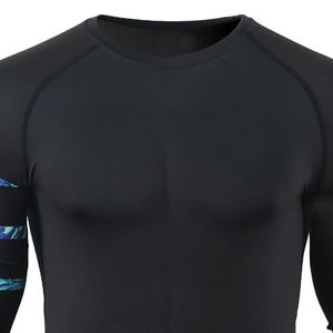 Venta al por mayor diseño personalizado Jiu Jitsu brasileño Rash Guard para hombres productos de tendencia superior Slim Fit Rash Guard para MMA - Product Image 4