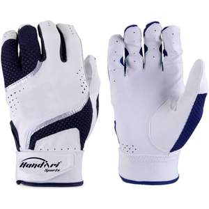 Gants de baseball et softball professionnels personnalisés Gants en cuir antidérapants pour adultes hommes femmes Gants de frappe de softball personnalisés - Product Image 5