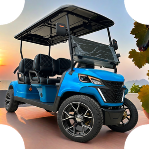 Nouveau design Prix de gros Approvisionnement d'usine en Thaïlande Voiturette de golf électrique 72V 4 + 2 places - Product Image 6